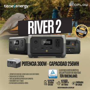 Estación de Energía Portátil Ecoflow RIVER 2 300W Potencia - 256Wh Capacidad_13