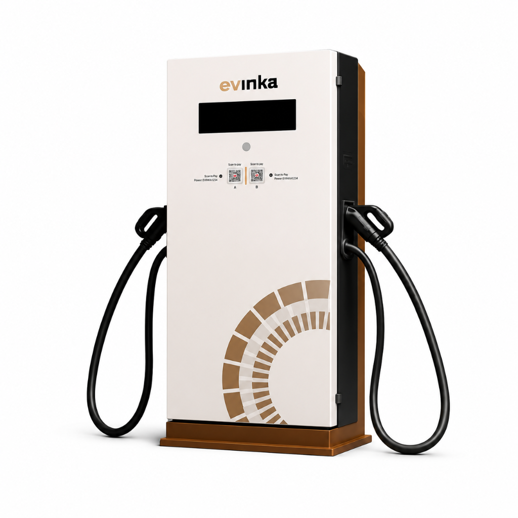 Cargador para vehículo carga pública DC Charger Evinka 60 kW - Energía para Todo - Ecoflow, Bluetti, Anker, Evinka