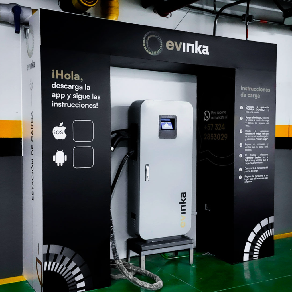 Cargador vehículo carga pública DC Charger Evinka 40 kW_3